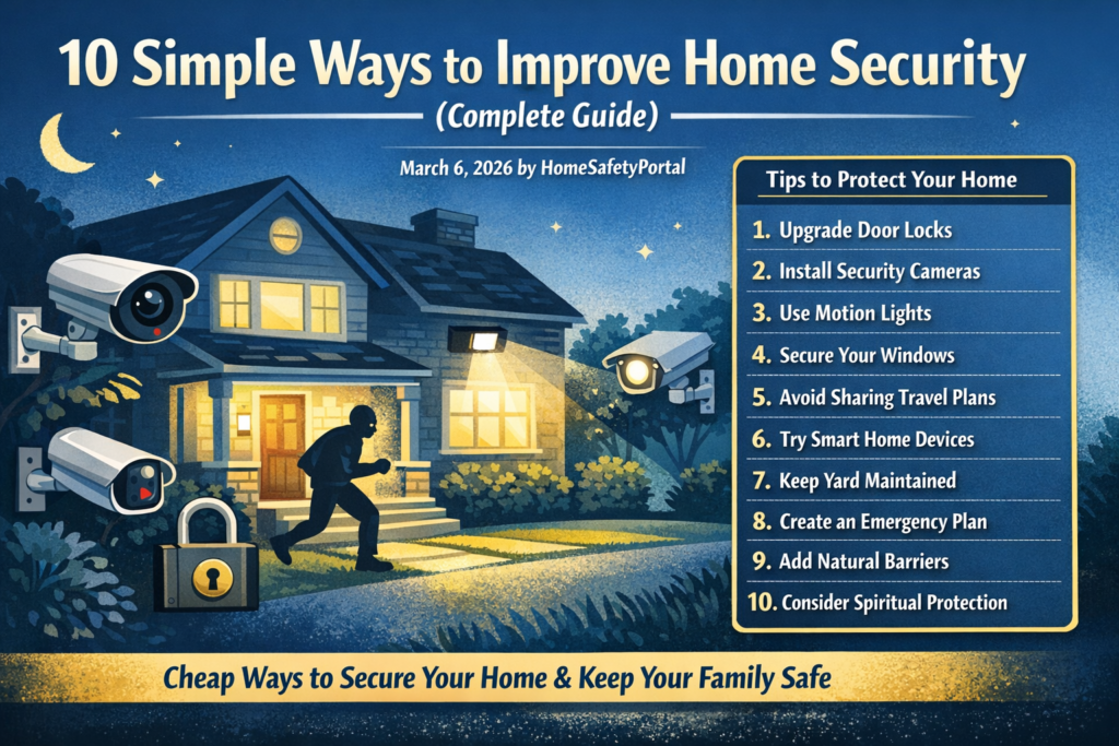 10 simple ways to improve home security